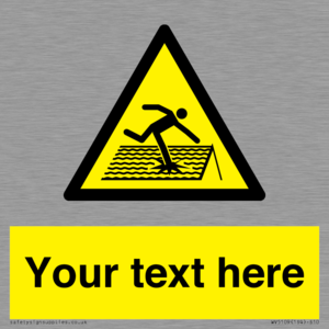 Custom Figure on Roof Sign